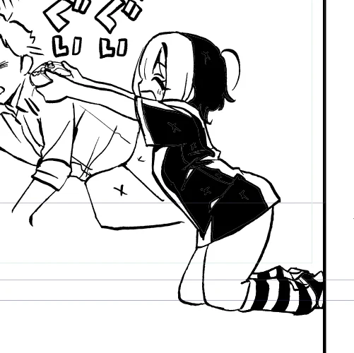 机で隠れてしまったモチモチのあ先輩 