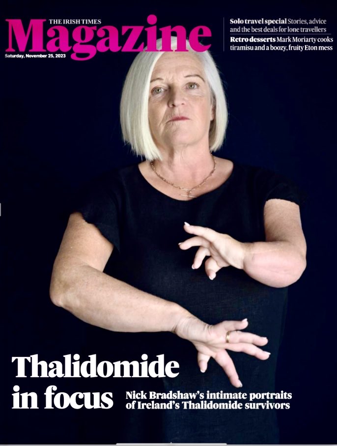 Some of our Irish Thalidomide family have been specially photographed by @bradshawphotos for todays @irishtimes @IrishTimesMag Thank you Nick