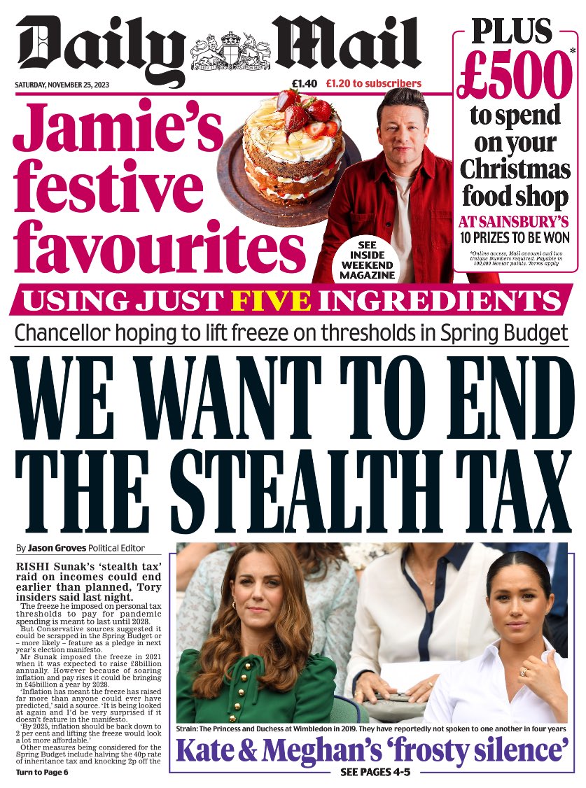 Funny, I don’t remember Jeremy Hunt calling it a Stealth Tax in the Commons or in interviews. But apparently, it’s a really bad thing.