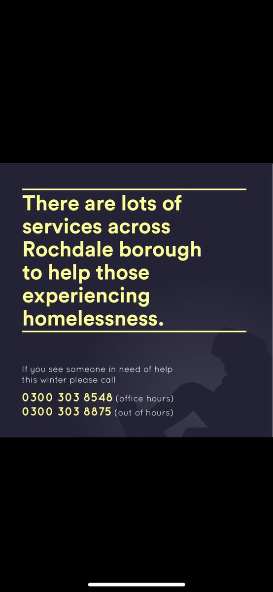 HanAdamson's tweet image. Our Homelessness Winter plan is in place @RochdaleCouncil. Please link people in as we start to hit the colder weather.