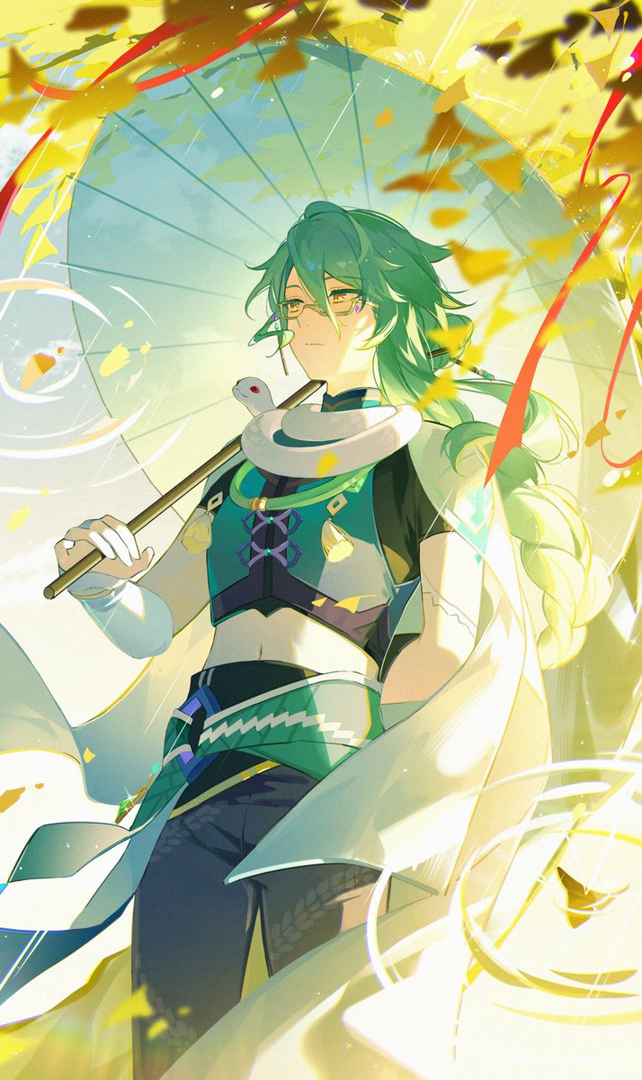 画了白大夫 #GenshinImpact #Baizhu