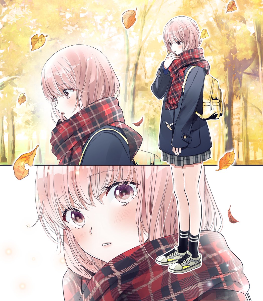 「きみとの待ち合わせ  #きみがローファーをはいたら」|大島永遠🐾 きみがロ①巻＆大親友⑥巻のイラスト