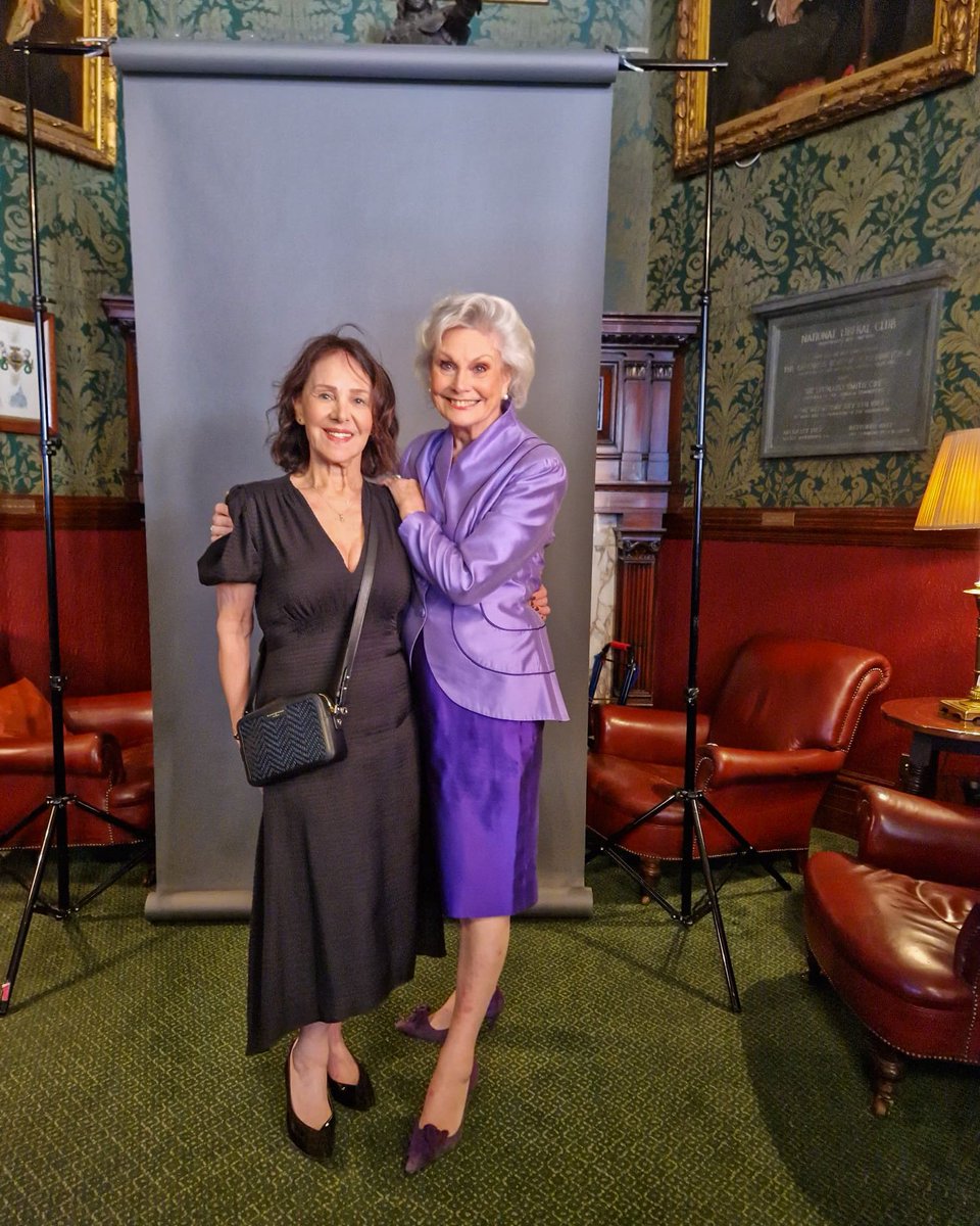 No, this is not the line up for a revival of the fab dance troupe Hot Gossip.  It’s me and <a href="/arlenephillips/">Dame Arlene Phillips</a> recieving awards from the <a href="/OldieMagazine/">The Oldie</a> as Oldies of The Year in London on Thursday!