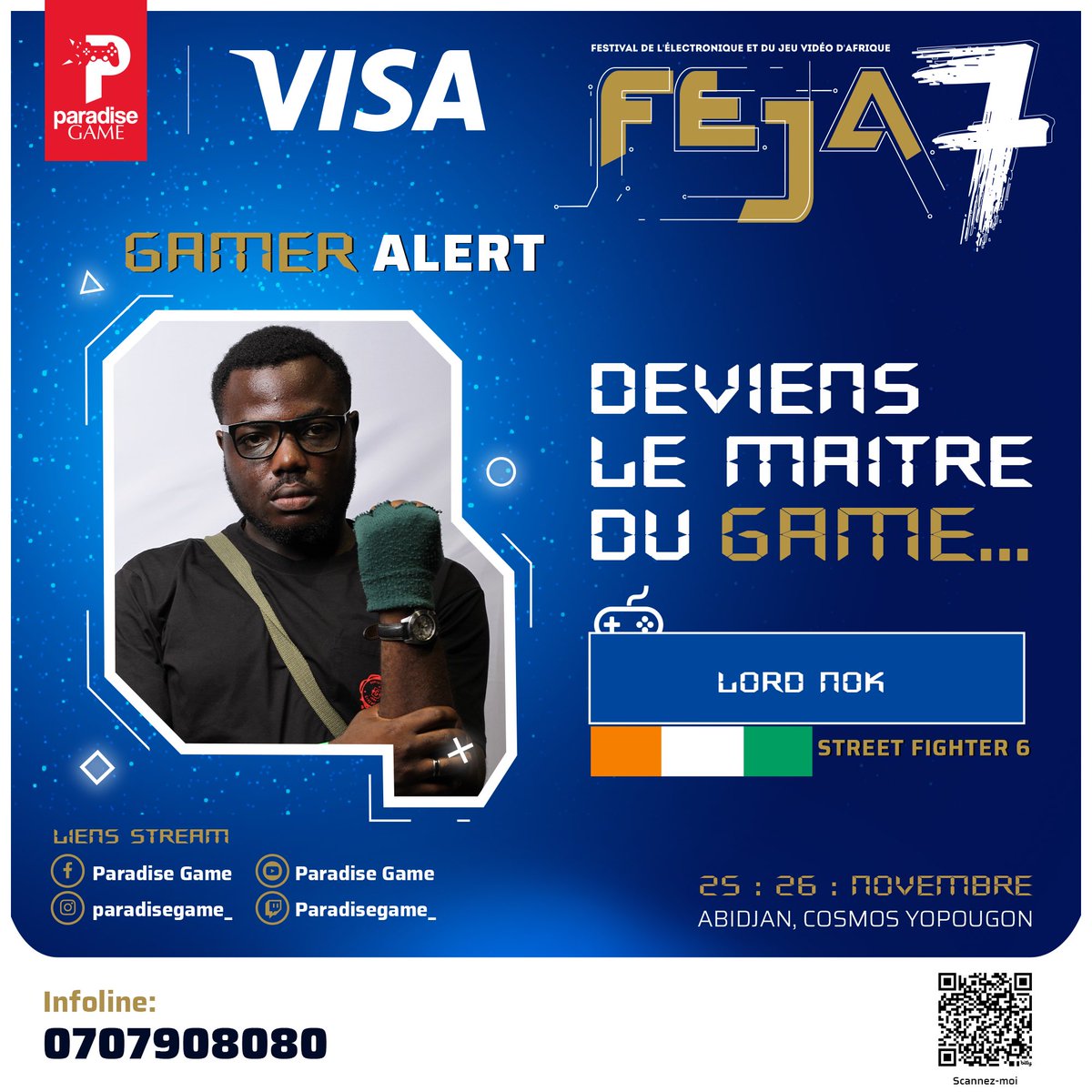 ParadiseGame_'s tweet photo. #GamerAlert 🚨
@Lord_Nokum champion #FEJA6 est prêt à en découdre.
#SF6 https://t.co/enqhqf1nob