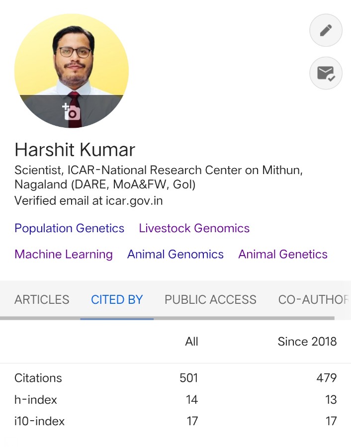 'Thrilled to hit a milestone in my academic journey – just crossed 500 citations! 📚🎉 Grateful for the collaboration, support, and the joy of contributing to the scholarly conversation. Here's to the next chapter of research and discovery! #AcademicMilestone #ResearchSuccess'