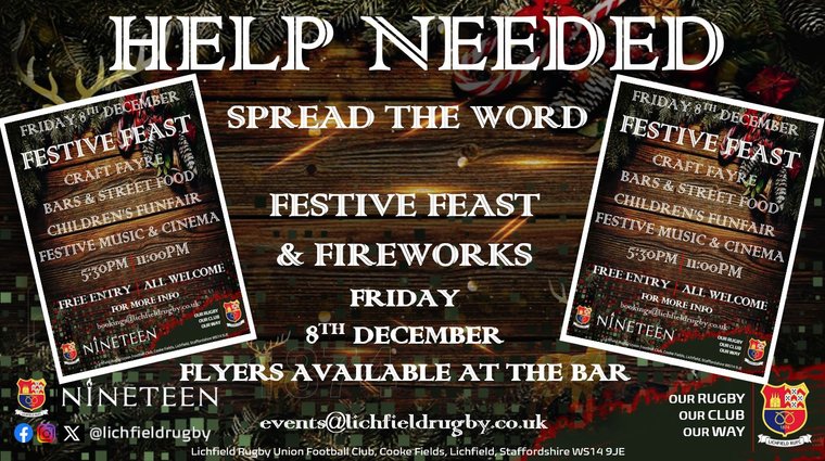 Lichfield Rugby Club tweet media