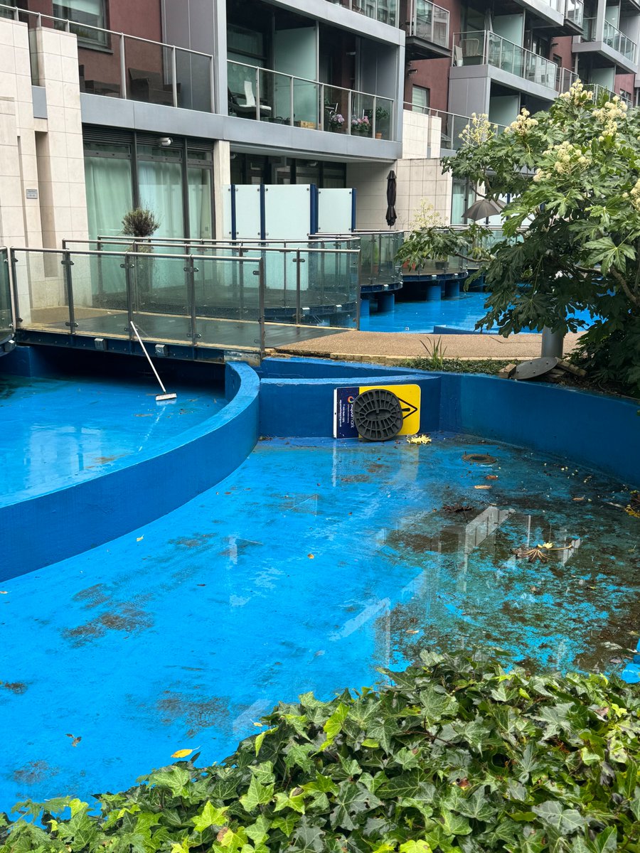 The neglected ponds at <a href="/BerkeleyGroupUK/">Berkeley Group</a> Chelsea Bridge Wharf. Despite ongoing works, @RendallRittner fails to maintain cleanliness. Our community deserves better! 🌿🚯 and demand proper upkeep! <a href="/BBCBreaking/">BBC Breaking News</a> <a href="/TeleProperty/">Telegraph Property</a>, can you help shed light on this issue? #ChelseaBridgeWharf