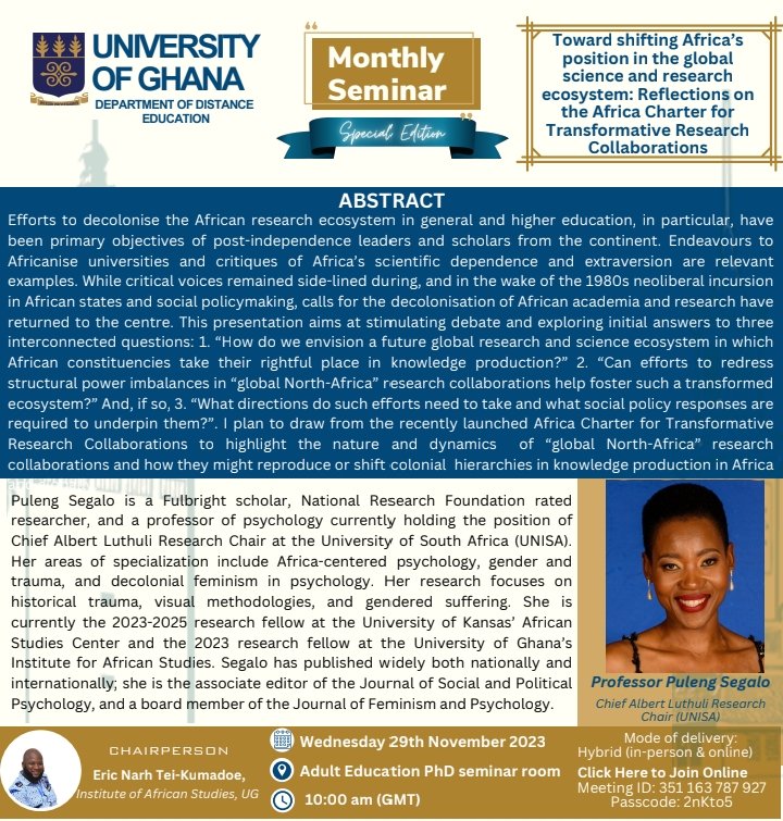 Please do join us...