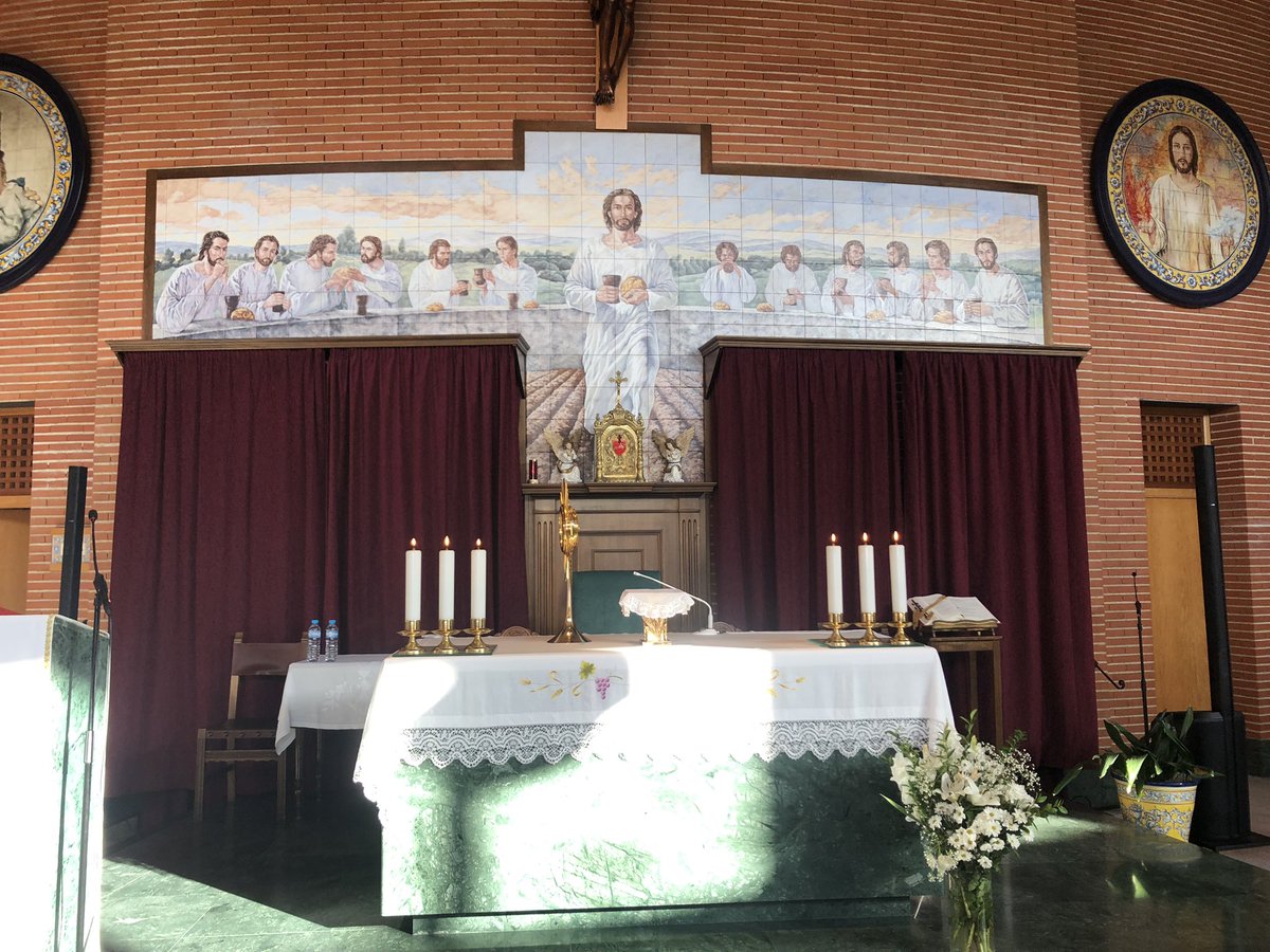 Comenzamos la primera Jornada de la Escuela de Nueva Evangelización !! #Padresanti #nuevaevangelizacion <a href="/comunfuegovivo/">Comunidad Fuego Vivo</a> <a href="/semimenorto/">S. Menor de Toledo</a> <a href="/seminariotoledo/">Seminario Mayor Toledo</a> <a href="/delfamiliatoled/">Deleg Familia y Vida Toledo</a> <a href="/Pontifex_es/">Papa León XIV</a> <a href="/GuadalupeJubile/">Guadalupe Jubileo</a>
