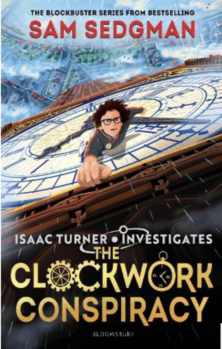 Having loved the ‘Adventures on Trains’ series I was intrigued at what @samuelsedgman would do next. The Clockwork Conspiracy blends a super adventure with facts combining a great story and great characters…. I just hope Isaac has more adventures 😁