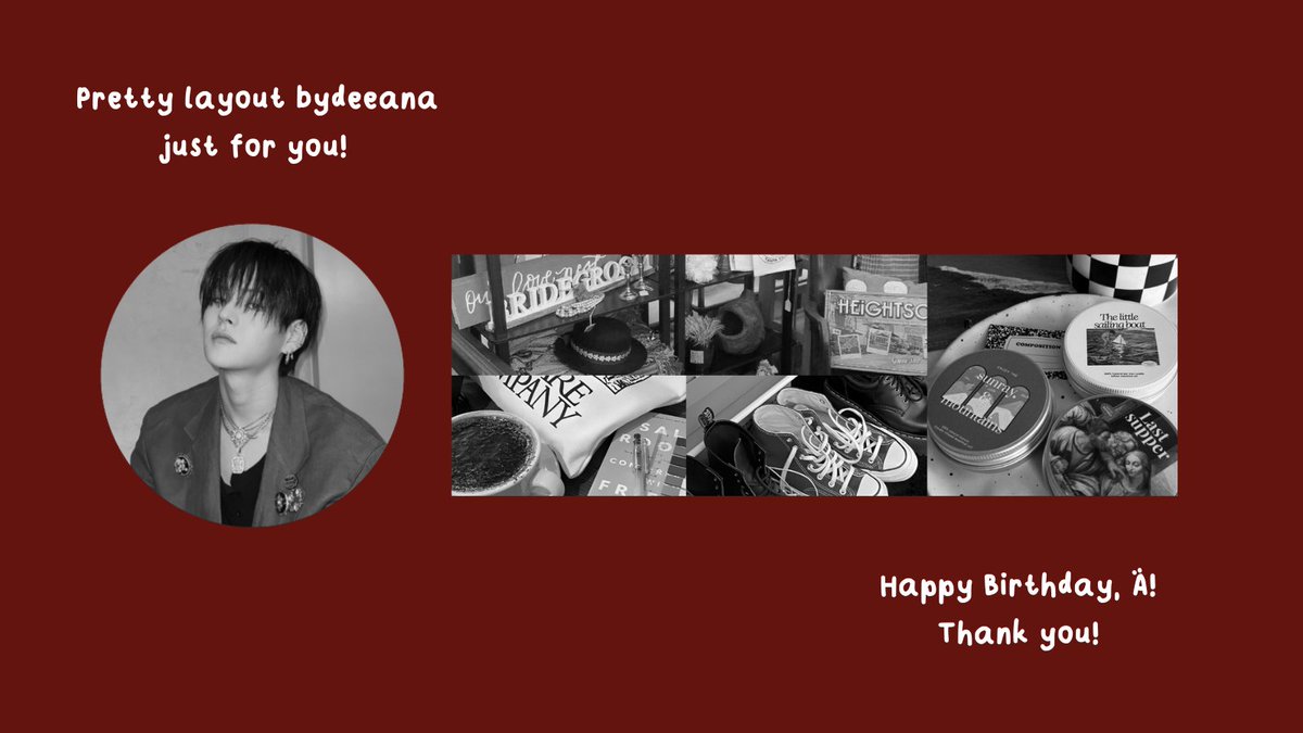 bydeeana's tweet photo. A repost will be appreciated!

Happy Birthday Kakak A! 🥳🥳 YAAAY SELAMAT SORE SEMUA :3 Spesial untuk merayakan birthday Kakak A! hari ini, Deen punya layout moodboard dark yang bisa kalian bawa pulang free di jam 19.30 WIB malam ini<3 cek post selanjutnya ya!

#zonauang https://t.co/HShNCJLftQ