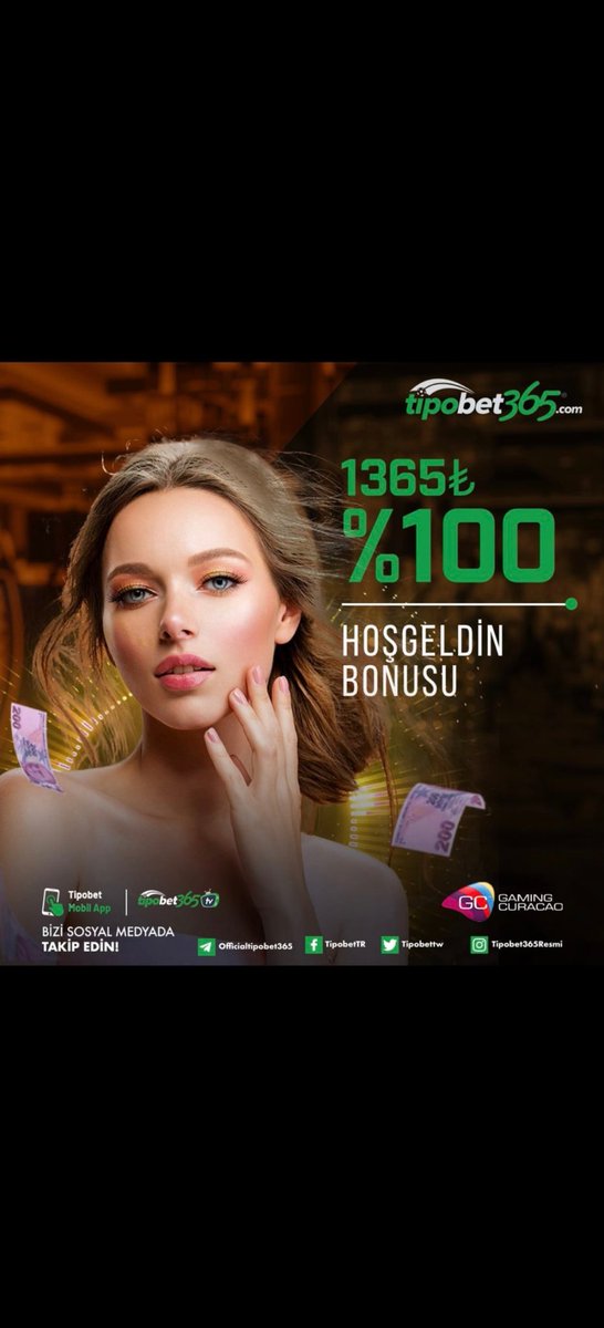 Tipobetgiir's tweet photo. 💰 #TİPOBET'de Yatırımsız Çevrimsiz 100 TL DENEME BONUSU!💸
👉#Giriş: https://t.co/rNs0cncGrj

#modabet #matbet #onwin #matadorbet #tipobetgiris #bahis #casino #tipobet #betsilin #kavbet #bahsegel #süpertotobet #1xbet #bahiscom #casinoper #metropol #vidcasino #mobilbahis https://t.co/RSaUqcrylO