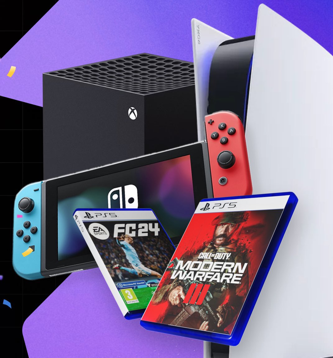 Aujourd’hui on lance un concours pour vous faire gagner une console au choix pour cela c’est très simple : 

👉LIKE ce tweet
👉RT ce tweet
👉FOLLOW <a href="/GTAINFOSFRANCE/">GTA : Infos France 🇨🇵</a> et @codinfos02 

Bonne chance 🍀 

TAS : 15/12/2023

#Concours