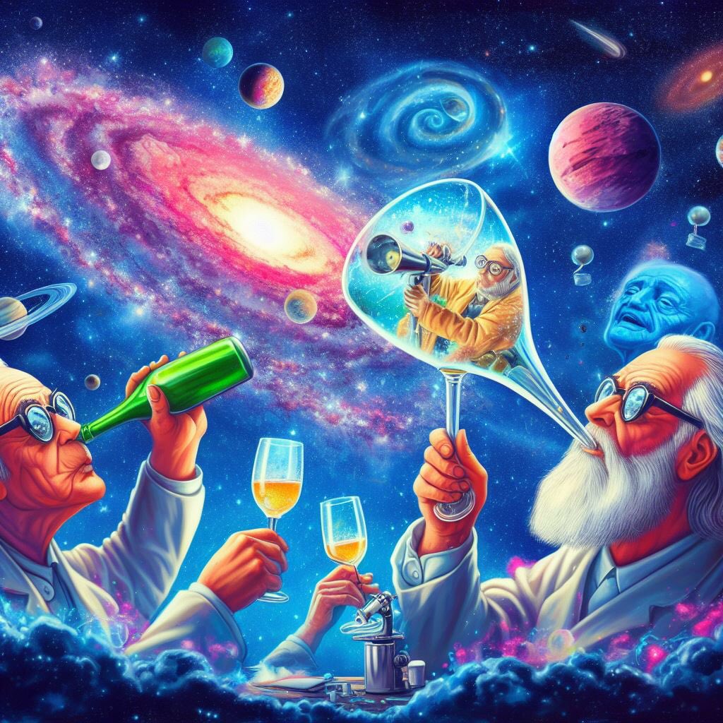 roihalcyona's tweet photo. Stargazing:
Navigating the cosmic dance floor while the universe spins tracks of galaxies. Just trying not to spill our earthly beverages in the vast celestial sea!
#StellarGroove #GalacticDanceFloor #CosmicSips #CelestialBeats #StarStruckSips #NebulaNavigator #AstroPartySips https://t.co/K4i1TAFX4o