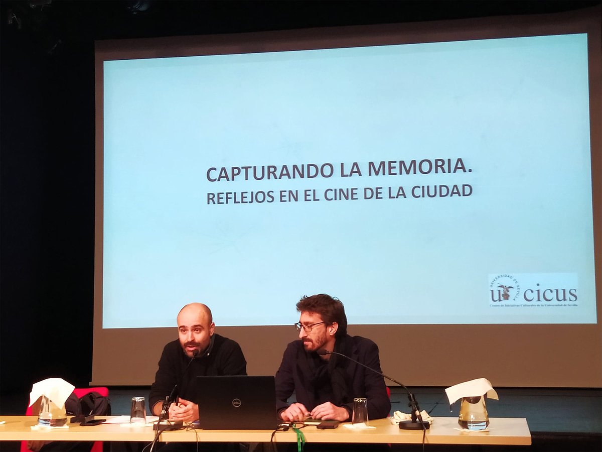 📶 Comienza el seminario "Capturando la memoria. Reflejos en el cine de la ciudad" que se celebra en #CICUS <a href="/unisevilla/">Universidad de Sevilla</a> durante este fin de semana y en el que se alternarán presentaciones y proyecciones de obras con charlas y coloquios.

cicus.us.es/capturandolame…
