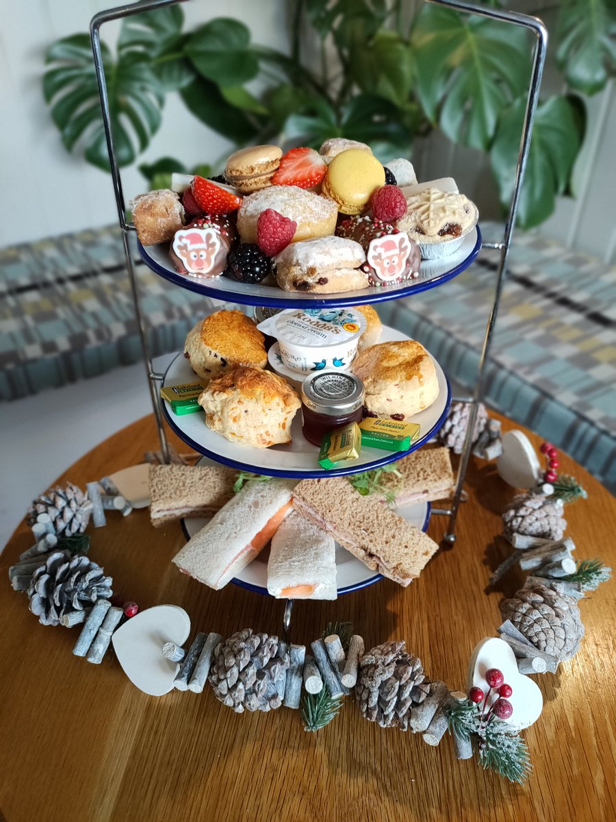 Our Festive Afternoon Teas will be served from 1st and throughout December! £19 pp (48hrs pre booking required) #festivevibes #afternoontea