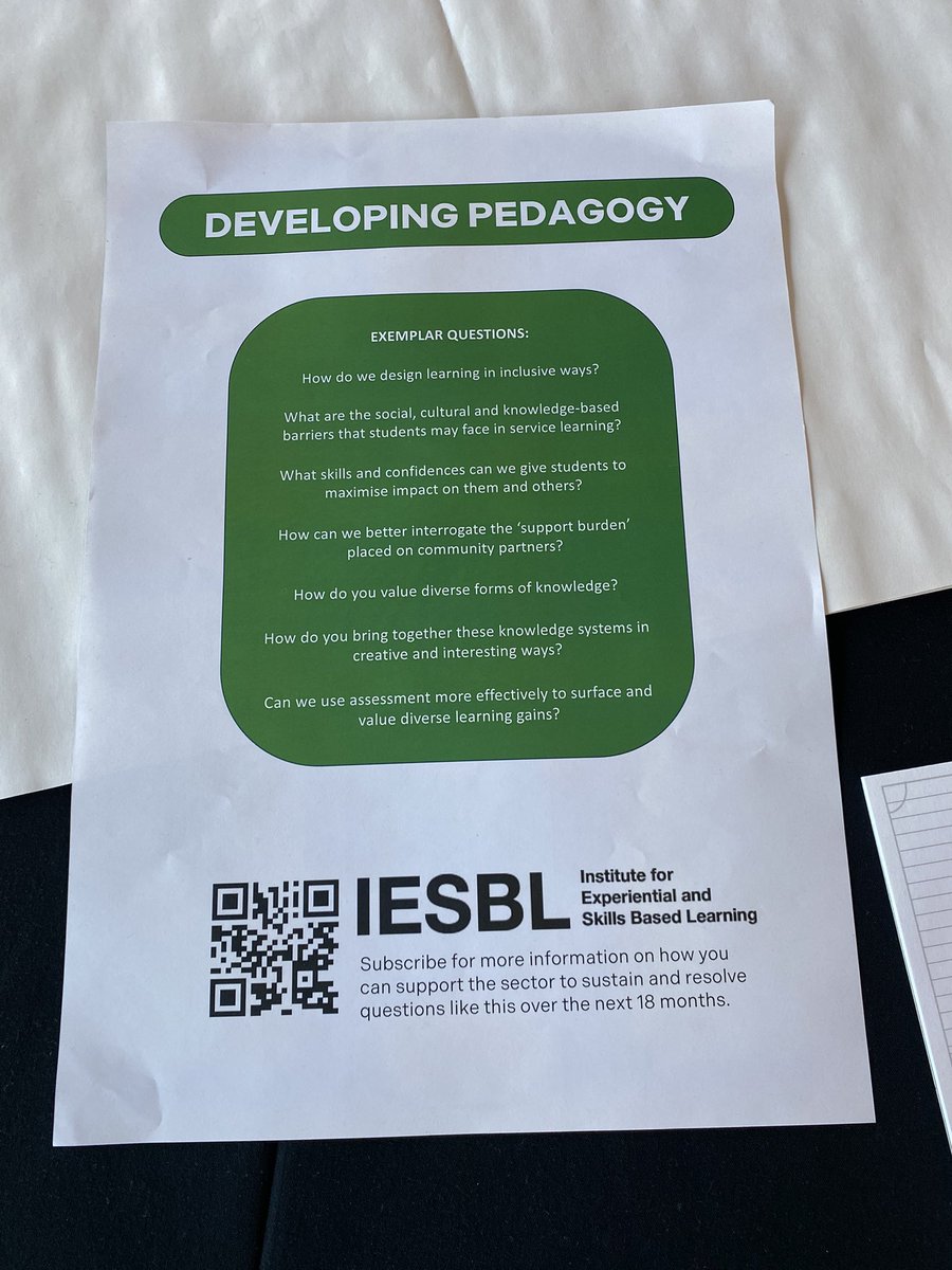 Had a fantastic day with @ManMetRise & colleagues from across the sector getting together as part of the @the_iesbl 
Great to explore a range of topics including service learning, experiential pedagogies, innovation, community & engagement. #CPD #education #connecting