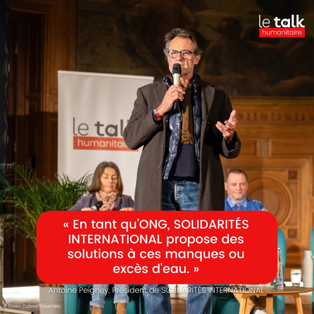 🎙️ Antoine Peigney, Président de @Solidarites_Int, a clôturé la seconde édition du #TalkHumanitaire en affirmant la volonté de l'ONG à lutter contre les #SouffrancesClimatiques.
La table ronde est disponible en replay 👉 youtube.com/watch?v=aPdYLa…