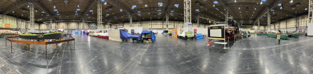 We always forget how utterly HUGE this show is! 
Our little PP stand may be somewhat lost, but you can find us on E01…
See you soon! 😊

#petitepropertieskits #petiteproperties #railwaymodelbuildings #modelrailwayshow #NEC #hall5 #modelrailway #railwaymodelling #warley