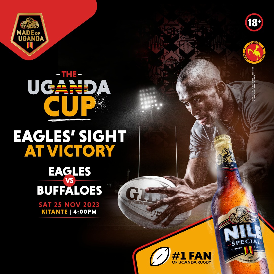 Buoyant after GW1, <a href="/RfcEagles/">EAGLES RUGBY CLUB</a> host the <a href="/BuffaloesRFC/">Buffaloes Rugby Club</a> in an afternoon kickoff 

🦅 vs 🐃

Don't get it twisted as horns and claws clash at 4pm in Kitante 

#UgandaCup2023 
#NileSpecialRugby