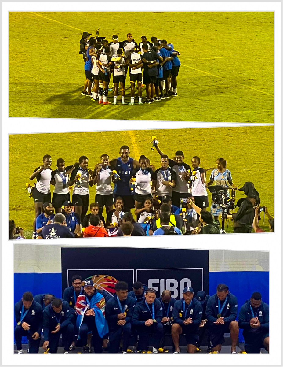 It’s raining GOLD!!🏅 Fiji clinch the final 3 GOLD MEDALS on Super Saturday 🇫🇯🥇🥇🥇 LESSGO!!! 🇫🇯 🔥 -Men's Rugby 7s win their 3rd consecutive GOLD medal -Women's Rugby 7s secures their 4th consecutive GOLD medal -Men's Basketball strikes gold after 16 years, defeating Guam,…