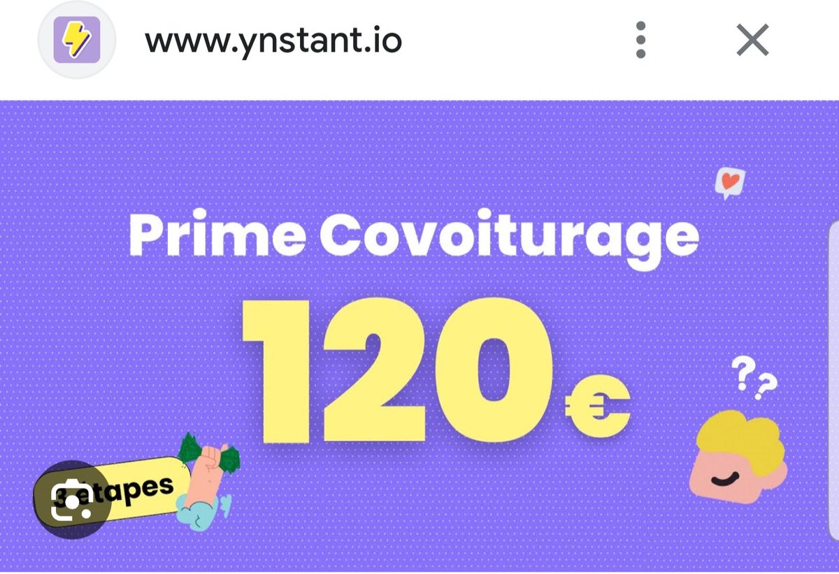 jennmag1's tweet photo. Connaissez- vous ynstant.
gagner 30 euros et n'oubliez pas d'utiliser mon code MAGALI15 lors de votre inscription !
https://t.co/2wXpu6pnCG https://t.co/VwLUDK0ixk