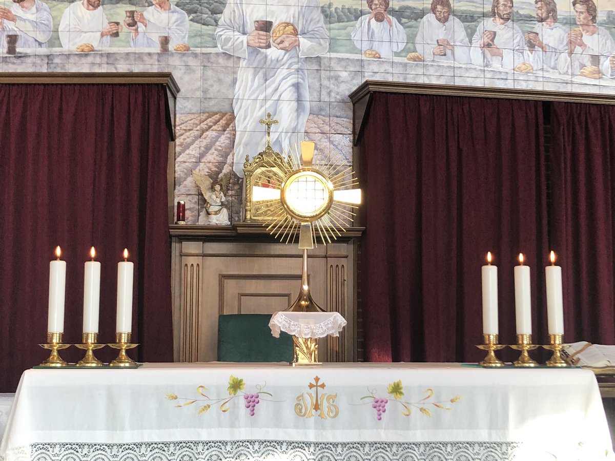 Adoración para pedir Luz en la jornada. #Padresanti #nuevaevangelizacion <a href="/Pontifex_es/">Papa León XIV</a> <a href="/postoladoseglar/">Deleg. Apost. Seglar</a> <a href="/semimenorto/">S. Menor de Toledo</a> <a href="/seminariotoledo/">Seminario Mayor Toledo</a> <a href="/delfamiliatoled/">Deleg Familia y Vida Toledo</a> <a href="/GuadalupeJubile/">Guadalupe Jubileo</a>