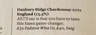 John Atkinson MW (@atkinson_mw) on Twitter photo Thank you <a href="/JancisRobinson/">Jancis Robinson</a> <a href="/FT/">Financial Times</a> . And achieved in a summer when there was scarcely any sunlight to squint at. <a href="/DanburyRidge/">Danbury Ridge Wine Estate</a> Thank you <a href="/JancisRobinson/">Jancis Robinson</a> <a href="/FT/">Financial Times</a> . And achieved in a summer when there was scarcely any sunlight to squint at. <a href="/DanburyRidge/">Danbury Ridge Wine Estate</a>