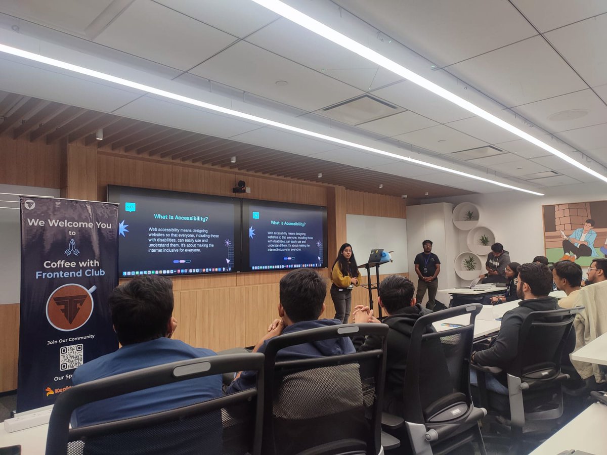 ManasJhaMJ's tweet photo. Knock knock.
Who's there?
Bug.
Bug who?
Bug me not, I am having laughs and learnings at @thefrontendclub!
#BrewingFrontend #CoffeeWithTFC https://t.co/XGKh5YG3pf