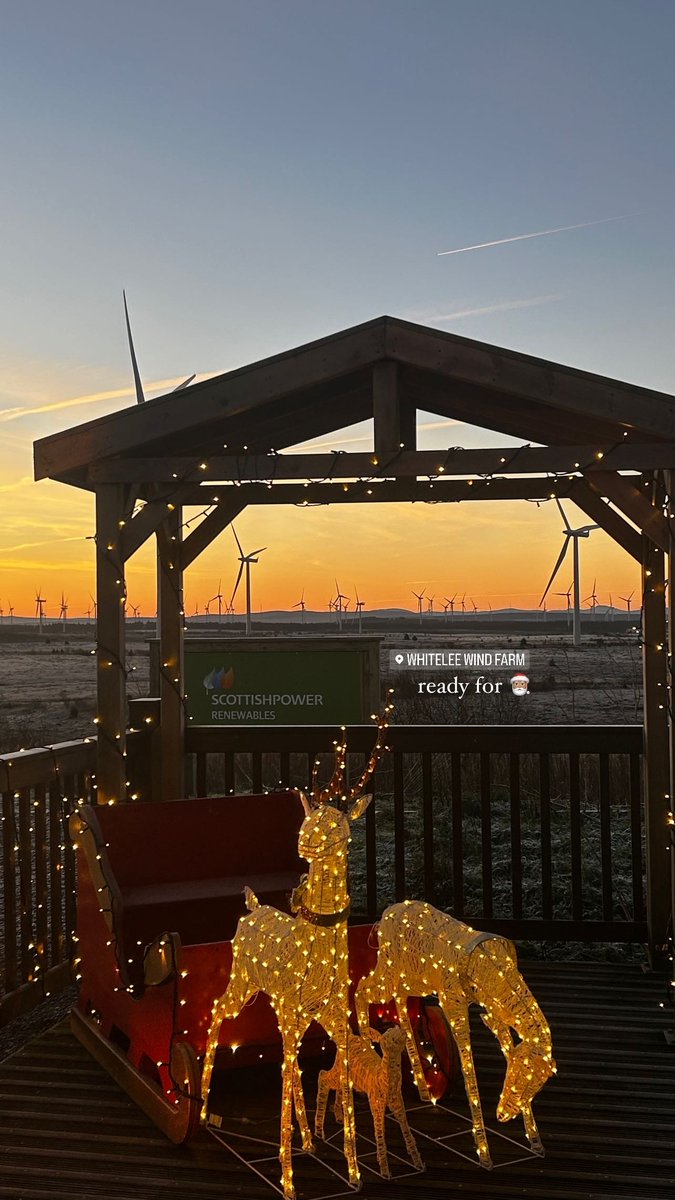 Starting to get that Christmas feeling at Whitelee Windfarm!
We'll have some special guests arriving soon.
🎅🧑‍🎄