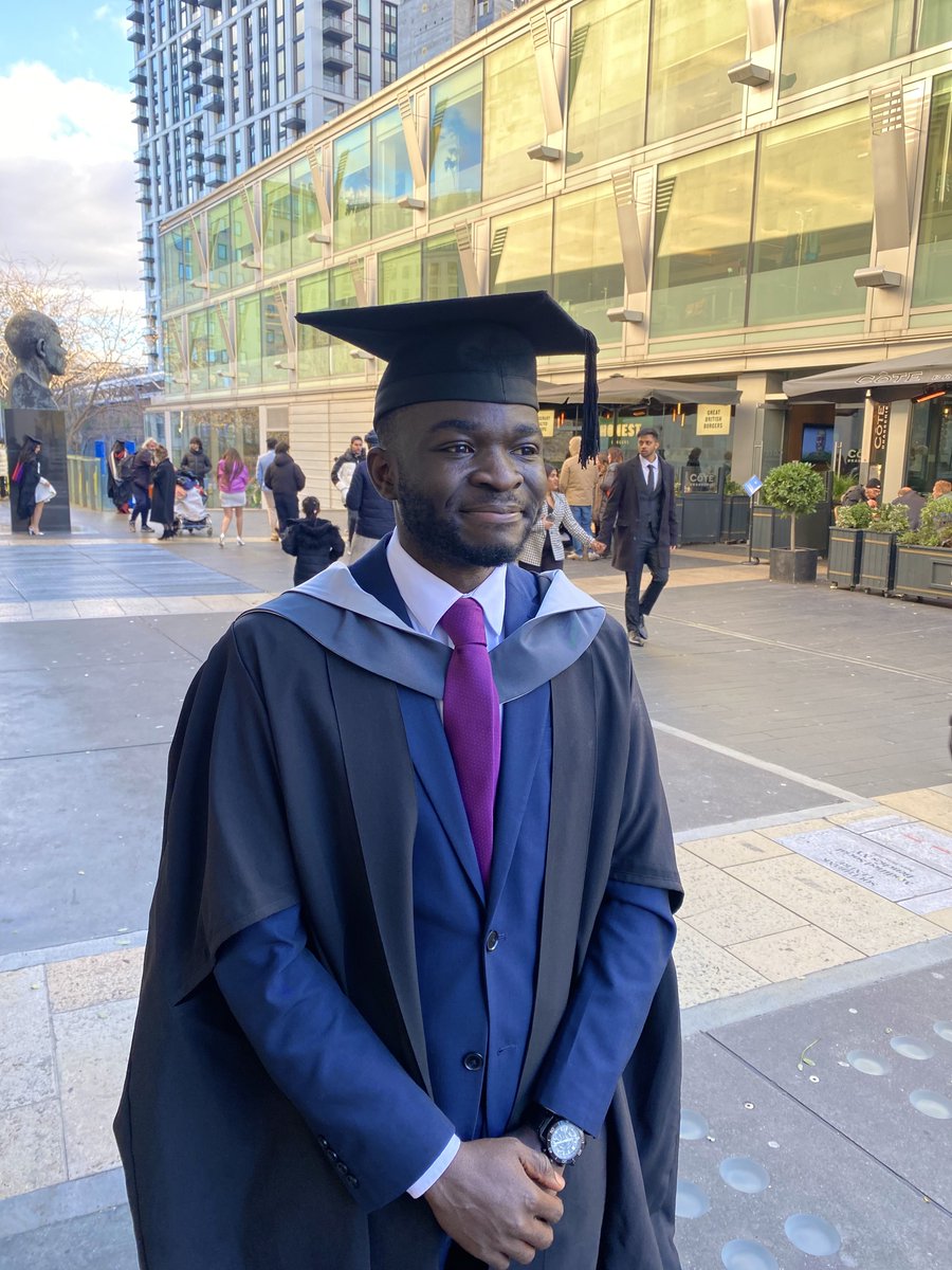 Graduation day 🎓
.
.
What a journey.!

#WeAreWestminster #IamChevening #MSc #UKDegree #UKMastersdegree🇬🇧 @CheveningFCDO @UniWestminster