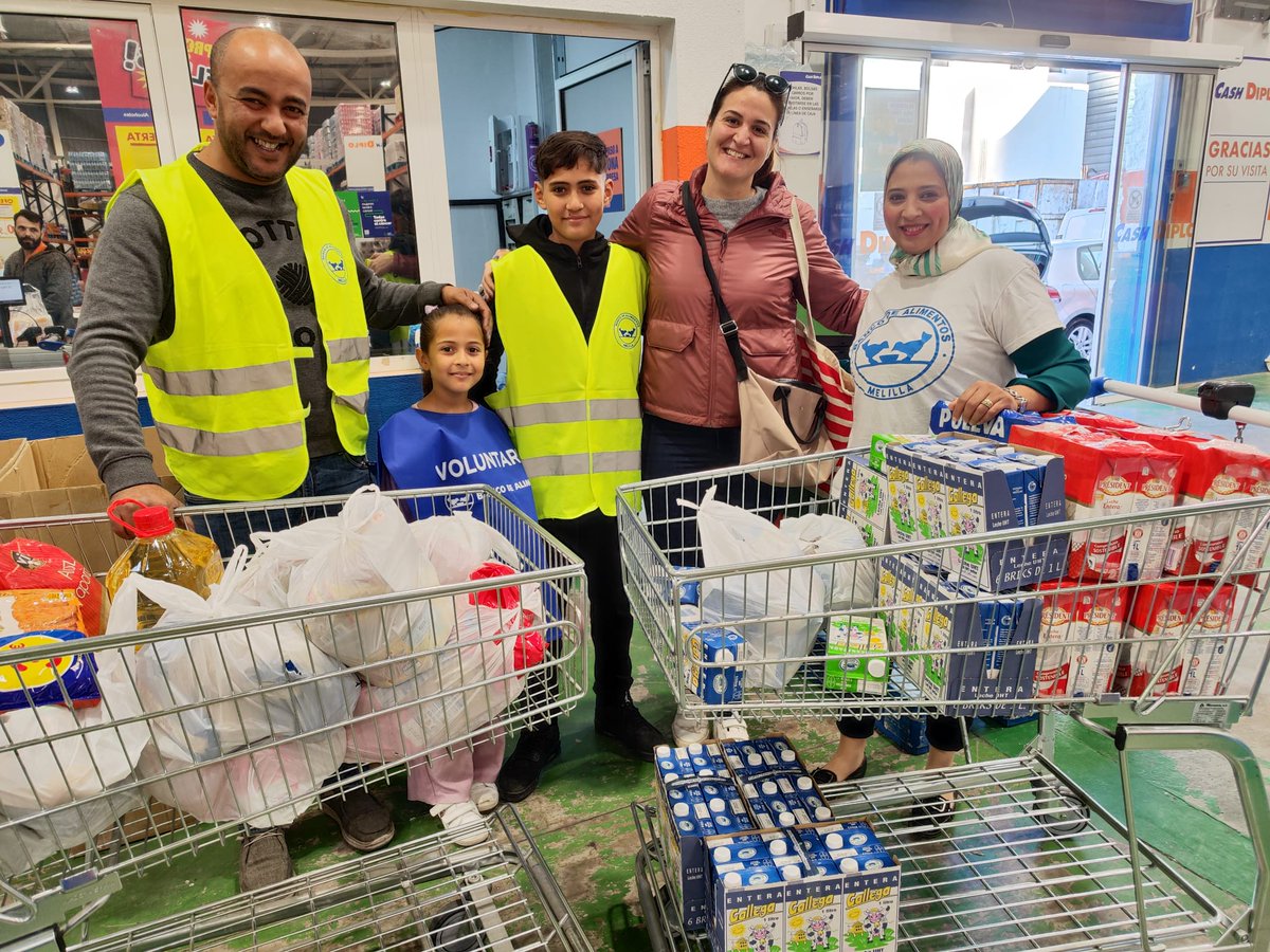 Merchedemelilla's tweet photo. ¡Buenos días!
Segundo día de la #GR23 😍
@BancoAliMelilla
¿𝐃𝐨́𝐧𝐝𝐞 Donar ?
Mercadona, Aldi Supermercados, Carrefour, SUMA, DIA, Family Cash , Lidl, ATI, Cash Diplo.
#GR2023 #alimentaunavidamejor #FESBAL
#melillensessolidarios
#solidaridad
#generosidad
@fesbal_org https://t.co/YrMspyVhbw