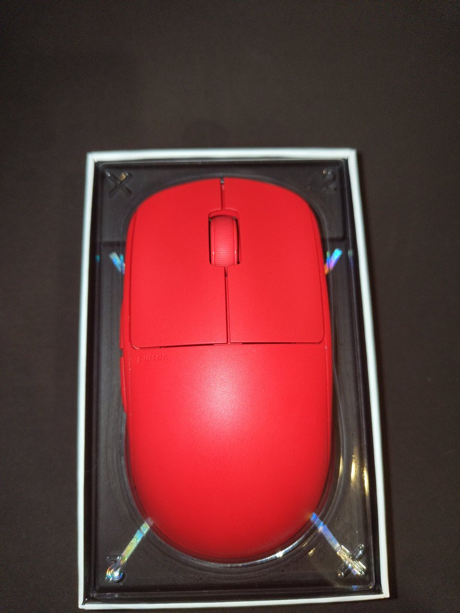 hrom_'s tweet photo. Продаю Pulsar X2 wireless Red
цена 7500
открывалась один раз, чтобы потестить форму и сделать фотки на продажу
вес 56 грамм
Pixart PAW3395
Kailh GM 8.0
70 часов работы без подзарядки

Доставка СДЭК, Почта России или личная встреча по мск.

кому не сложно рт, заранее спасибо https://t.co/S3NXAqRsvq