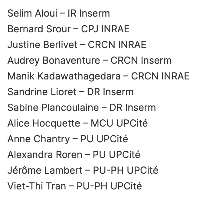 CRESS_U1153's tweet photo. De très belles réussites en 2023 pour le @CRESS_U1153 
Bravo à tous!!!!
🏆👏👏👏👏👏🍾
@CRESS_U1153 @Inserm @INRAE_France @univ_paris_cite @univ_spn https://t.co/0PS9zaePXL