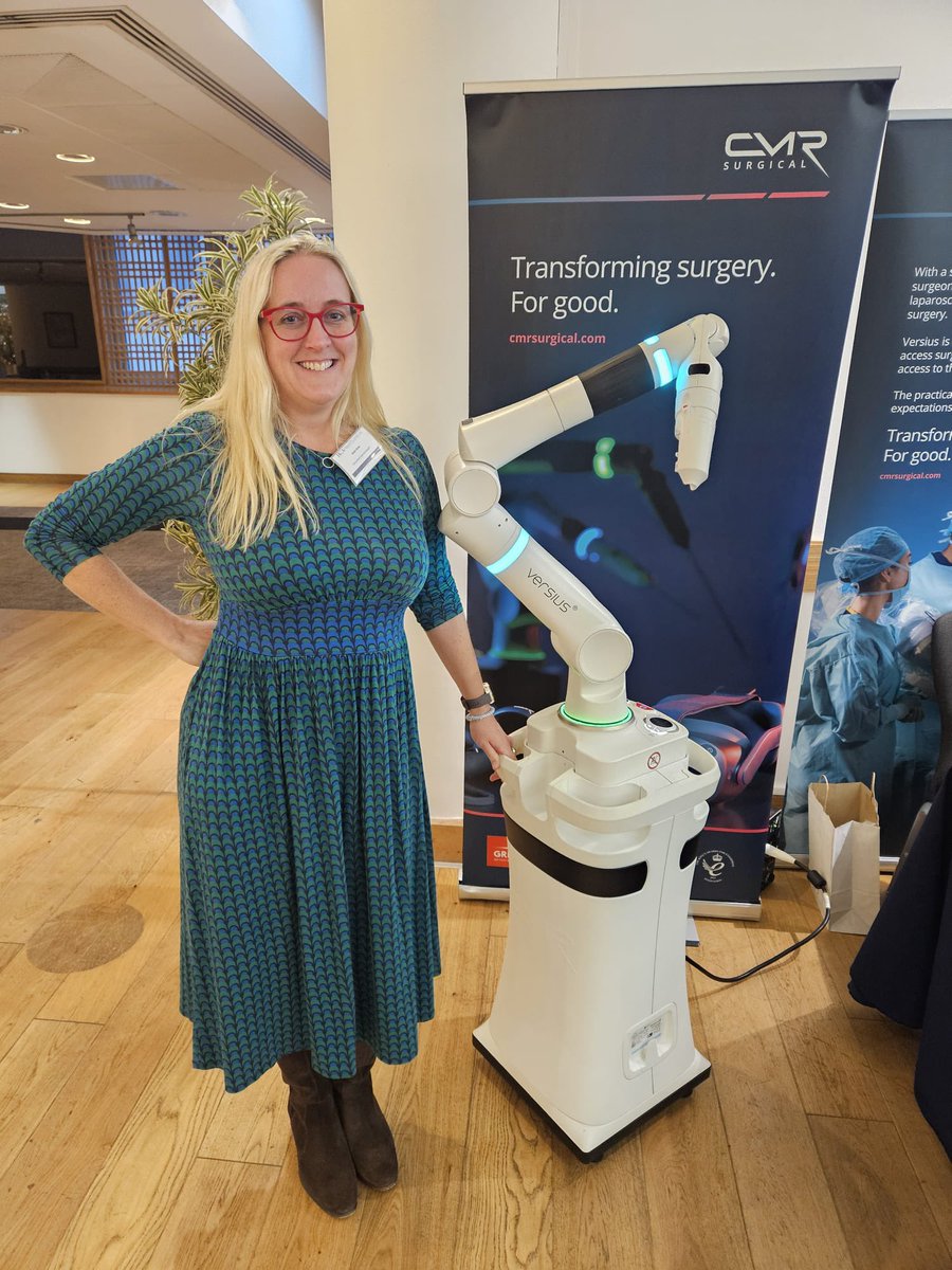 Versius surgeon Helen Nicks will be presenting her experience of using the next-gen surgical robot at @BiargsT at 1020 today 🦾🦾 Another powerhouse surgeon transforming surgery for good. @CMRSurgical