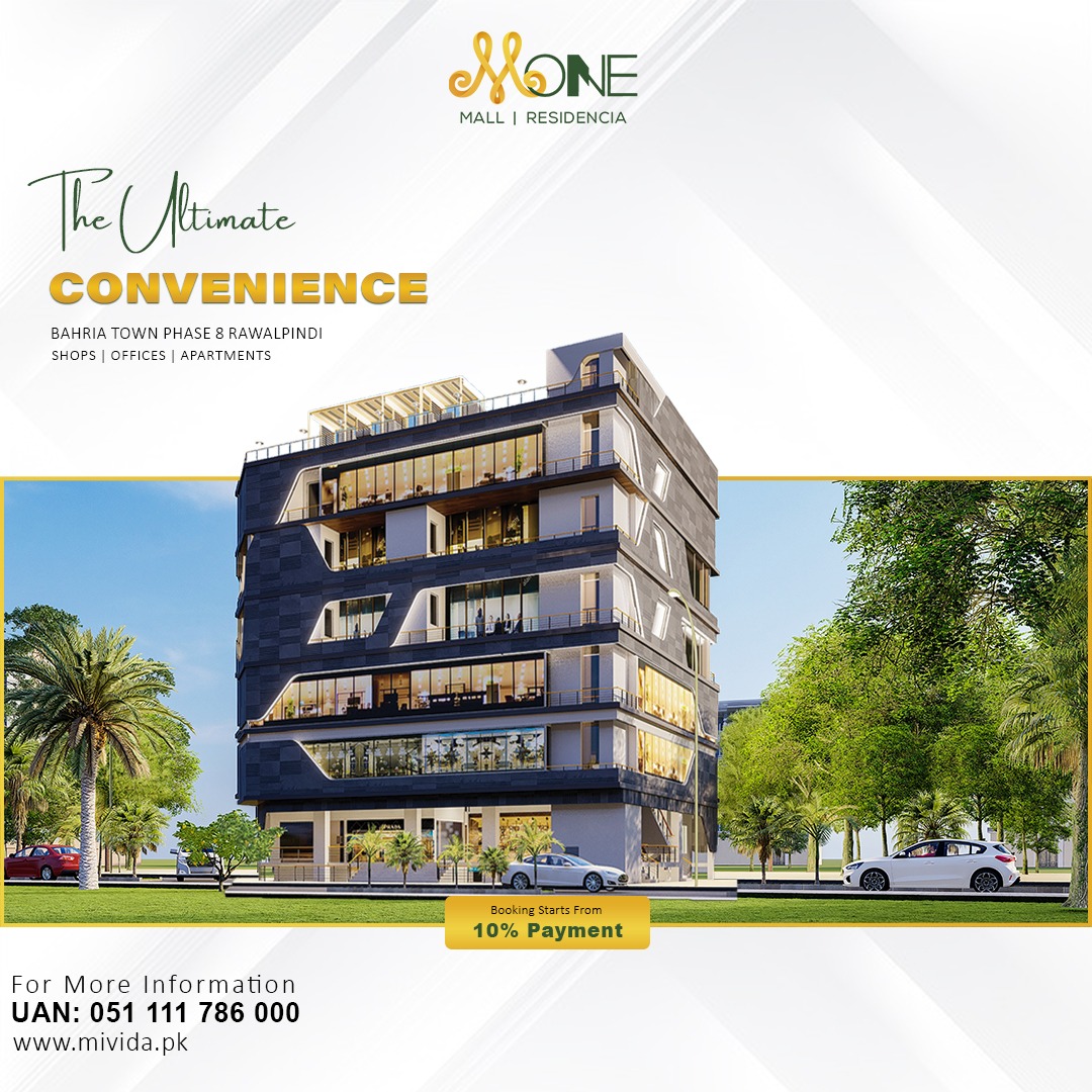 mividapk's tweet photo. Discover Ultimate Convenience at M One! 🛍️🏢🏠

Explore a seamless blend of shops, offices, and apartments at M One, offering the epitome of modern urban living.

For details please contact us at:
(051) 111 786 000
info@mivida.pk

#MOne #Secure  #investment #investmentproperty https://t.co/Lo05zrCrpt