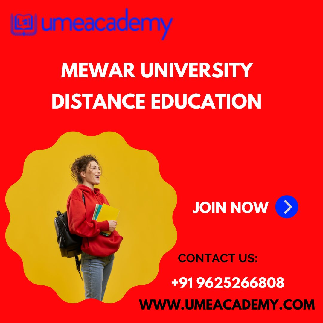 Mewar university distance education
Procedure
For more visit this site:- umeacademy.com/mewar-universi…

#Admission #education #distance #online #courses #mewaruniversity #colleges #university #learning #lowestfees
