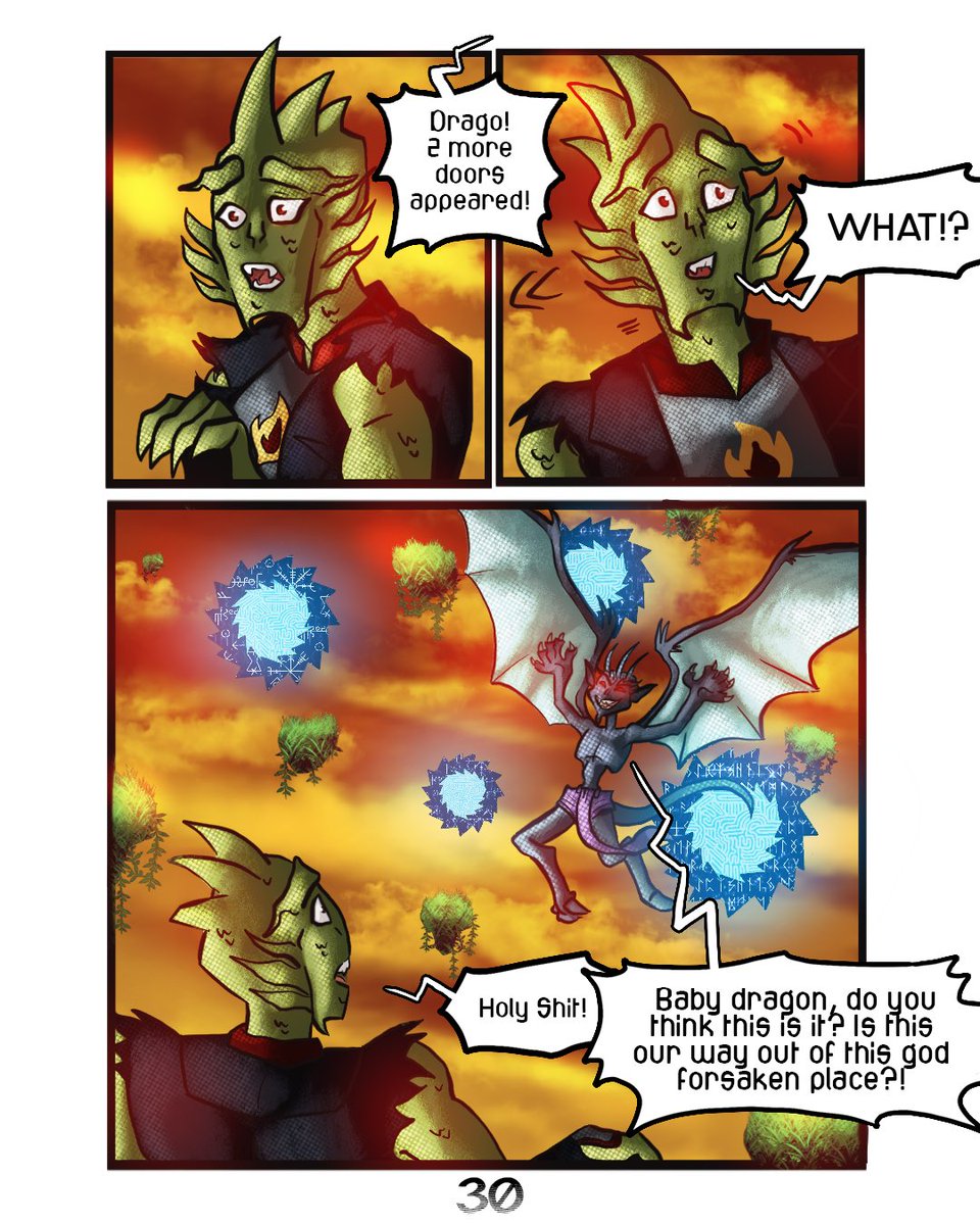 JHDANES's tweet photo. here we go again page 30/31 (a jca+ts crossover comic) #JackieChanadventures #totallyspies #comic #graphicnovel #fancomic #webcomic #fanart #crossover #crossovercomic #romance #drama #action #adventure #supernatural #demons #jcademons #jcadrago #art #Fanart #digitalart #cartoon https://t.co/3dFDwAeEzY
