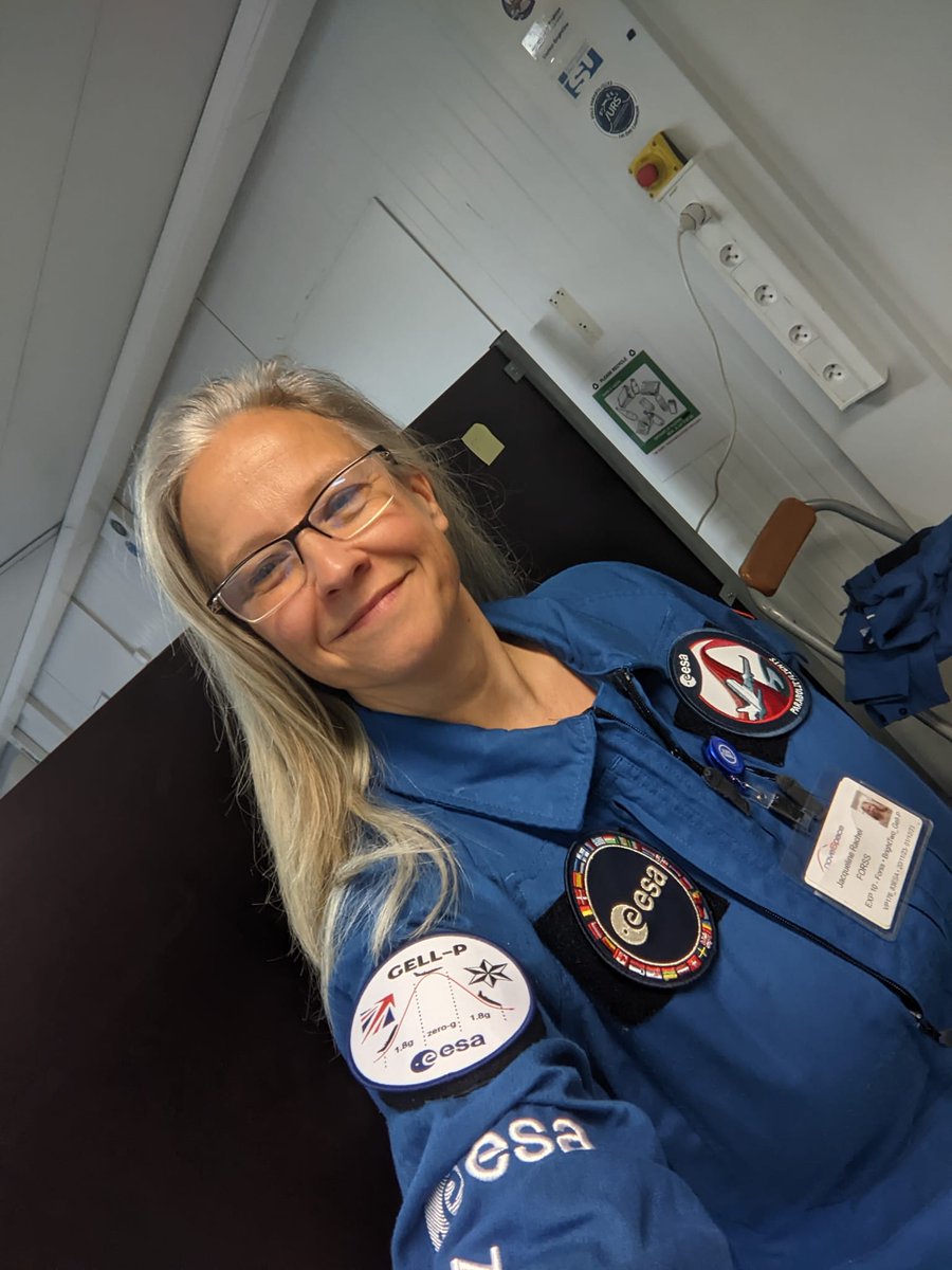 GellProject's tweet photo. Day 5 Bordeaux: we passed the final safety checks this morning and received our flight suits......making it very real. Now the flight is being processed ready for our first flight on  Tuesday #podsinspace https://t.co/6eBY8IeBwE