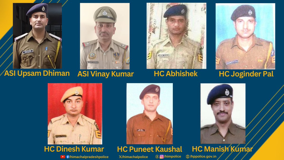 himachalpolice's tweet photo. DGP-HP & all ranks congratulate all 14 police officials who cleared the Himachal Pradesh Finance & Accounts Services Exam.
We wish you all for new appointments & continued success in your future endeavors.
#Congratulations #HPFAS #Finance #Department #Police #Himachal #HPPolice https://t.co/lGmtz91pHT
