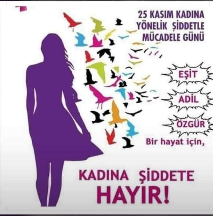 Eşit, Adil ve Özgür bir hayat için
#KadınaŞiddeteHayır
#KadınaŞiddeteDurDe