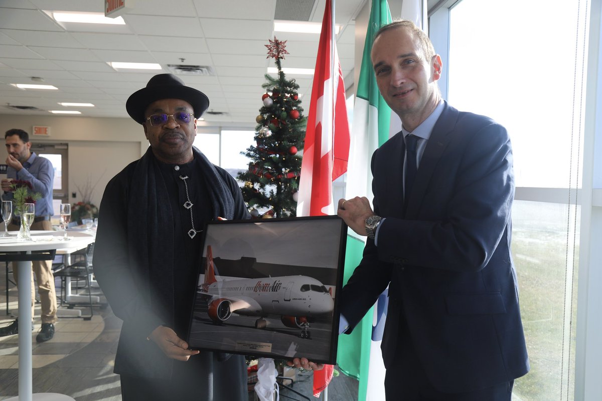 MrUdomEmmanuel's tweet photo. Four years ago, during my tenure as Governor of Akwa Ibom State, very few people gave us a chance when we envisaged an airline that will redefine Nigeria’s aviation industry. Today, I feel fulfilled that our vision is becoming reality with the commencement of delivery of the https://t.co/8T12SJcpsJ