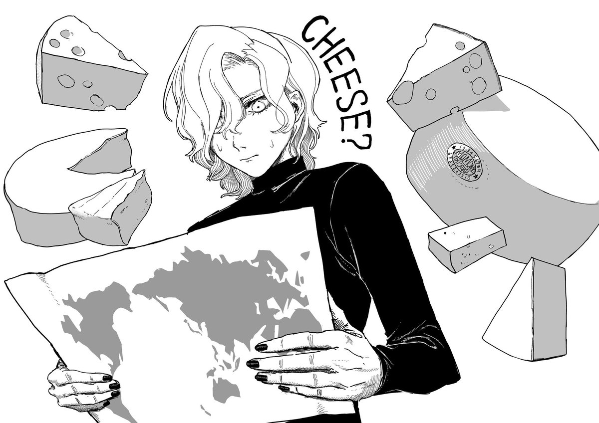 #創作 #イラスト
地図チーズニキ 