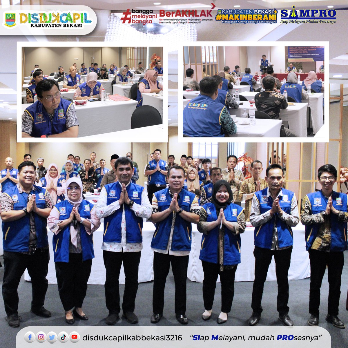 dkcplkabbekasi's tweet image. #disdukcapilkabbekasi3216 #simpro #siapmelayanimudahprosesnya #dukcapilmelayanimasyarakat #dukcapilsimpro