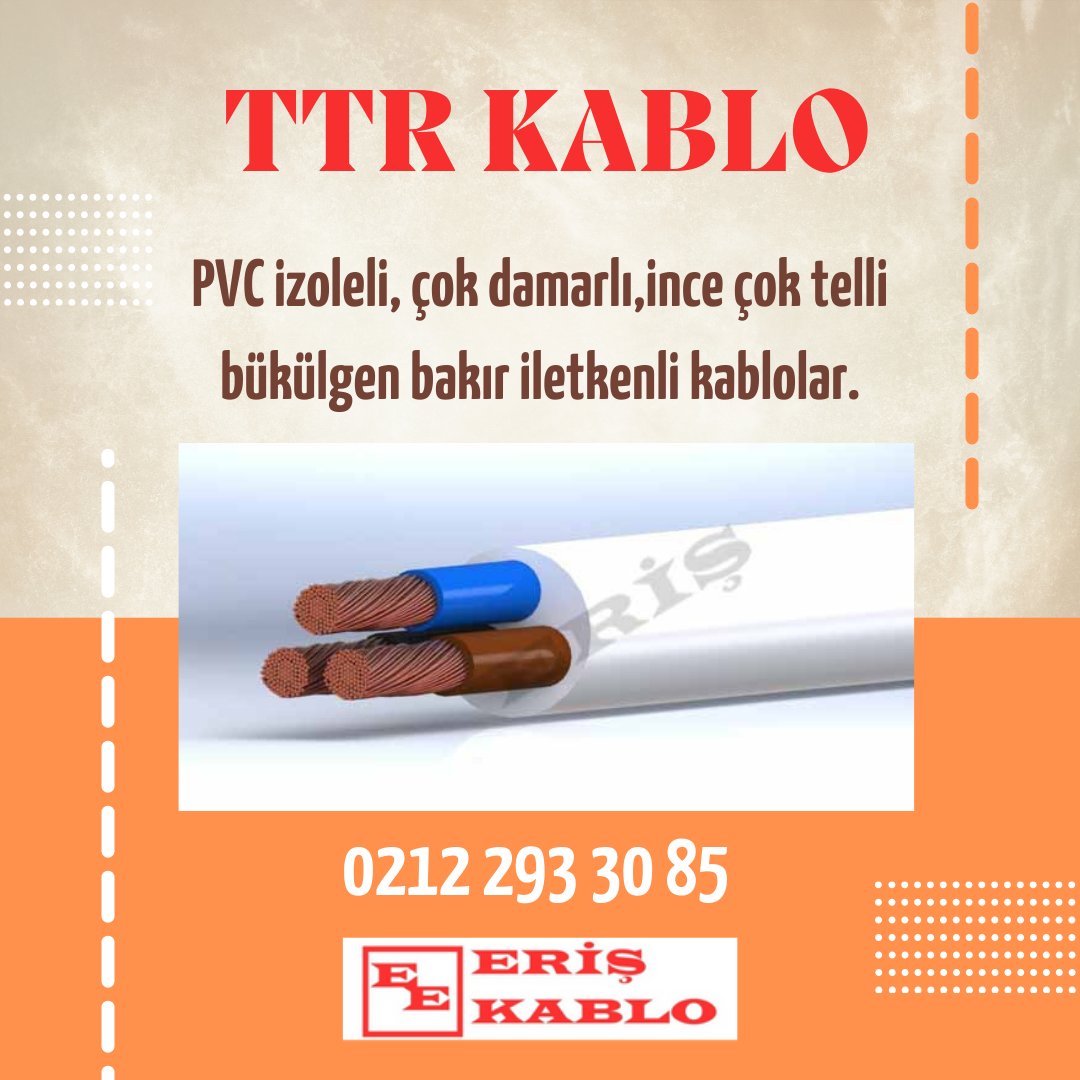 Yumuşak TTR kablolar Eriş Kablo'da!

#ttrkablo #erişkablo #karaköy #elektrik #elektriktesisatı #ttr #uzatmakablosu #enerji #elektrikproje #yumuşakkablo #kablo #nymhy #flexiblekablo #eriskablokarakoy
