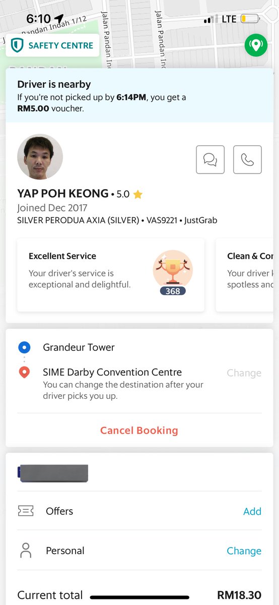 Hi <a href="/GrabMY/">Grab Malaysia</a> kenapa your driver take job tapi dok park je tak ambik ambik passenger? Nak tggu passenger yanh cancel. Pemalas!