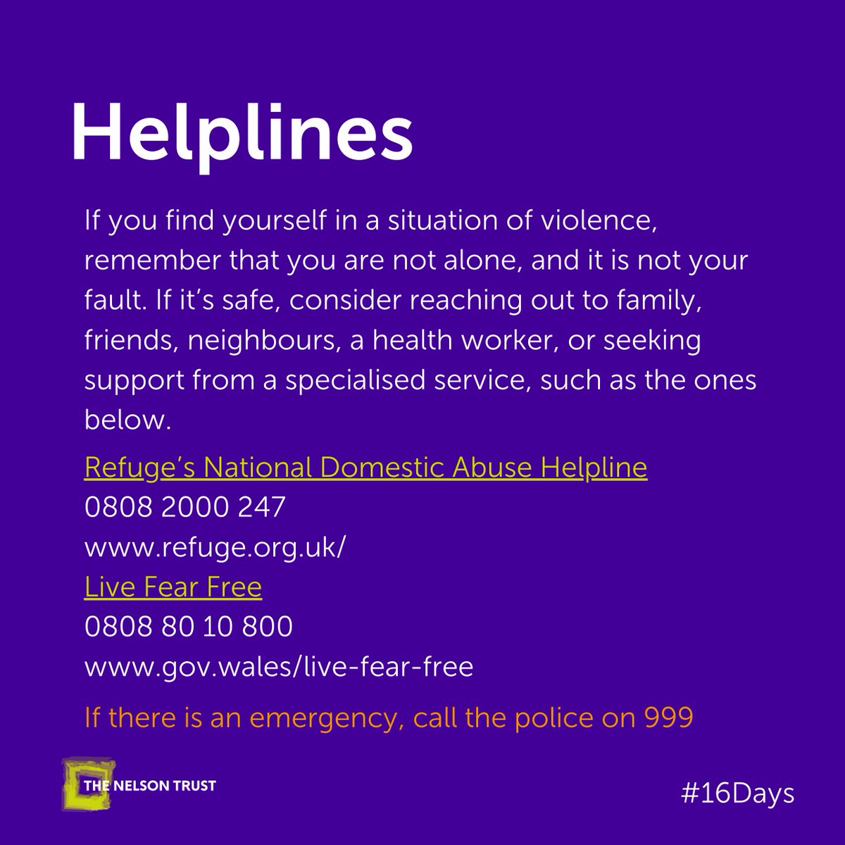 We are taking a stand against gender-based violence 📣

The 16 Days of Activism campaign runs annually from the 25th of November to the 10th of December and is an opportunity to come together with the global women’s movement to call for an end to gender-based violence. (1/2)