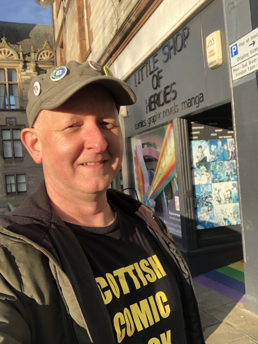 MaximizedComics's tweet image. If you’re in Dunfermline for the Dunfermline Comic Art Fair, remember that local comic shop @lilshopofheroes is just along the street! #ScottishComicBookDay #scbd @LoveDunfermline