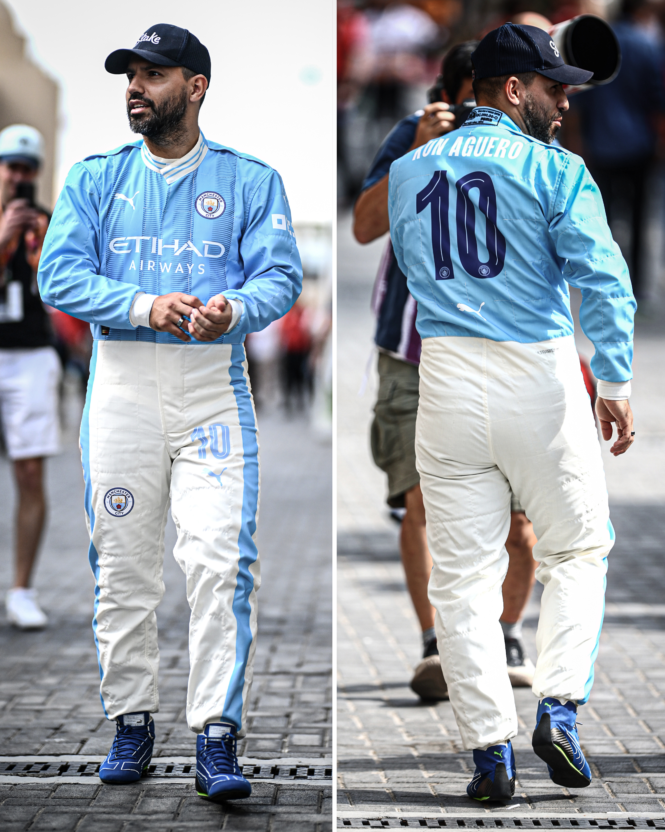ESPN F1 on X: "Former Man City striker Sergio Aguero is wearing a custom  race suit for the Abu Dhabi GP this weekend 👏⚽️ https://t.co/9F37KNRXjC" /  X