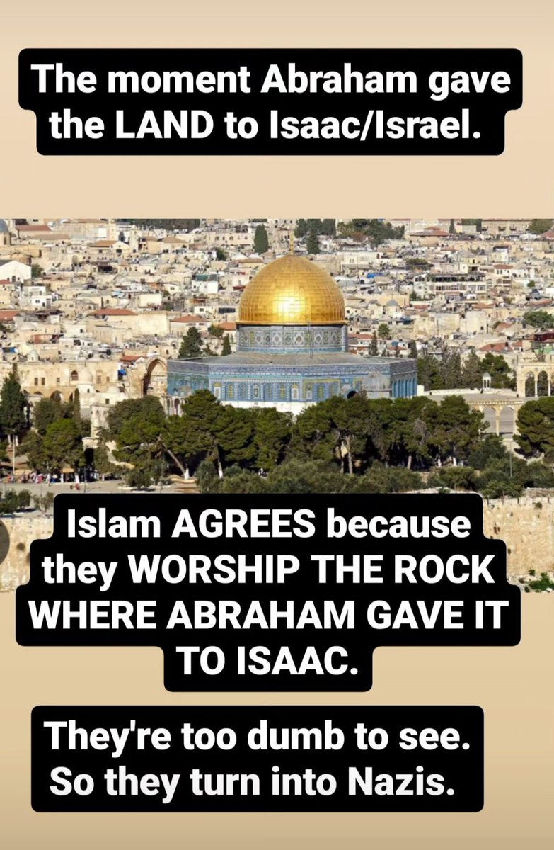 alexjames's tweet photo. I was just on a tiktok live w a "Jewish Historian" that said Abraham never existed.

That's insane!

He said the Jews were from cana. So the Jews are meaningless.

If Abraham never existed then Isaac never existed &amp; Jacob never existed.

That's why Muslims think it's their land. https://t.co/b3rk8jO8sL